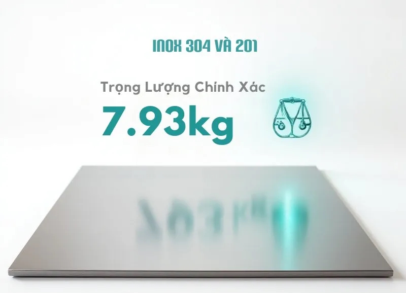 Trọng Lượng Riêng Inox 304: Cách Tính Đơn Giản, Tiết Kiệm Chi Phí!
