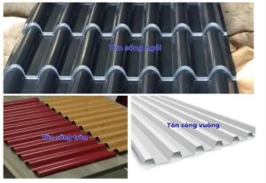 Tôn sóng là vật liệu lợp mái được làm từ tôn thép cán mỏng