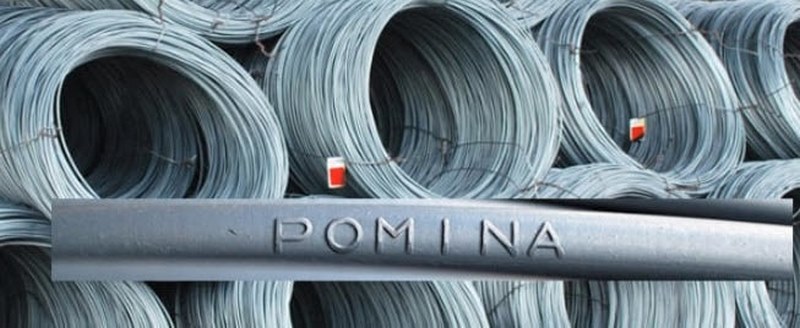 Ký hiệu dập nổi trên thép cuộn Pomina