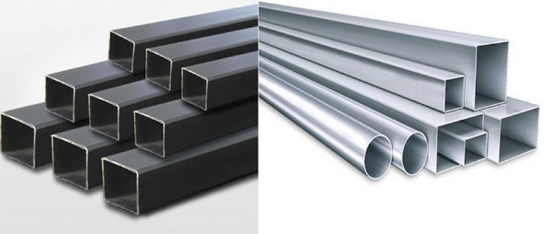 So sánh chi tiết thép hộp đen và thép hộp mạ kẽm