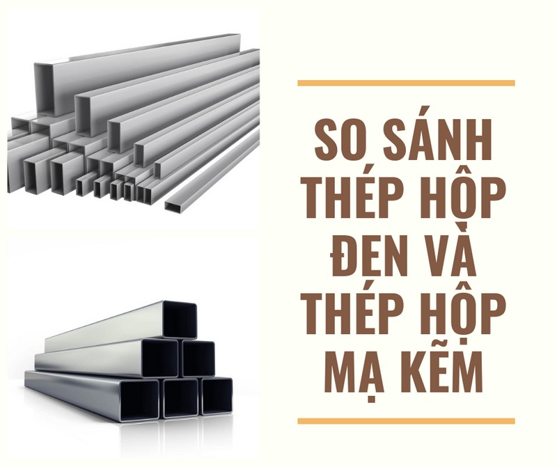 Thép Hộp Đen Và Thép Hộp Mạ Kẽm: So Sánh Chi Tiết, Ưu Nhược Điểm Và Ứng Dụng Thực Tế